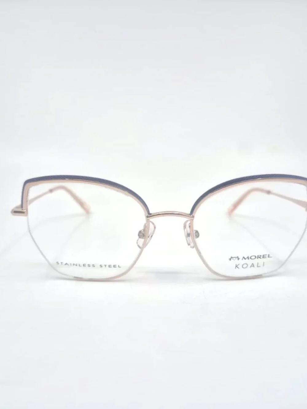 MOREL Koali 20119K PB10 52mm Blue and Rose Gold New Eyeglasses Made in France